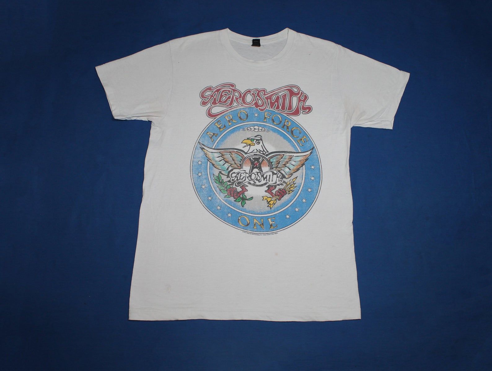 Aero Force One Shirt Aerosmith Shirt American Hard Rock Band Shirt Blues Rock Rock And Roll Glam Metal M