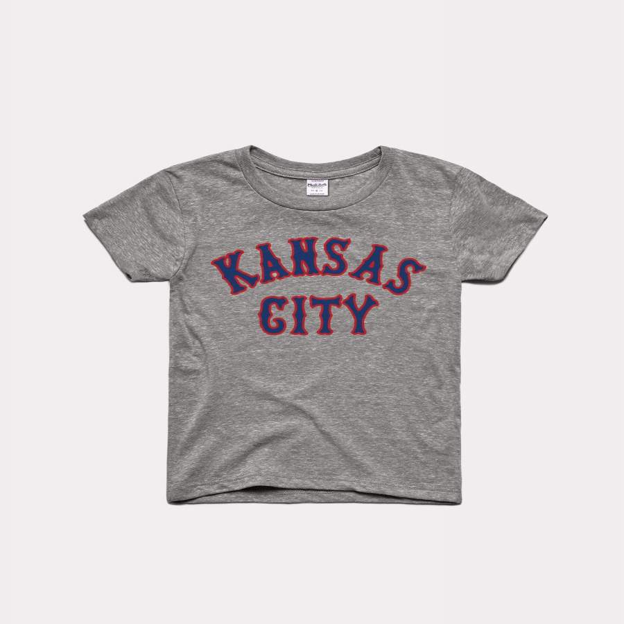 Kids Vintage Grey Kansas City Classic T-Shirt