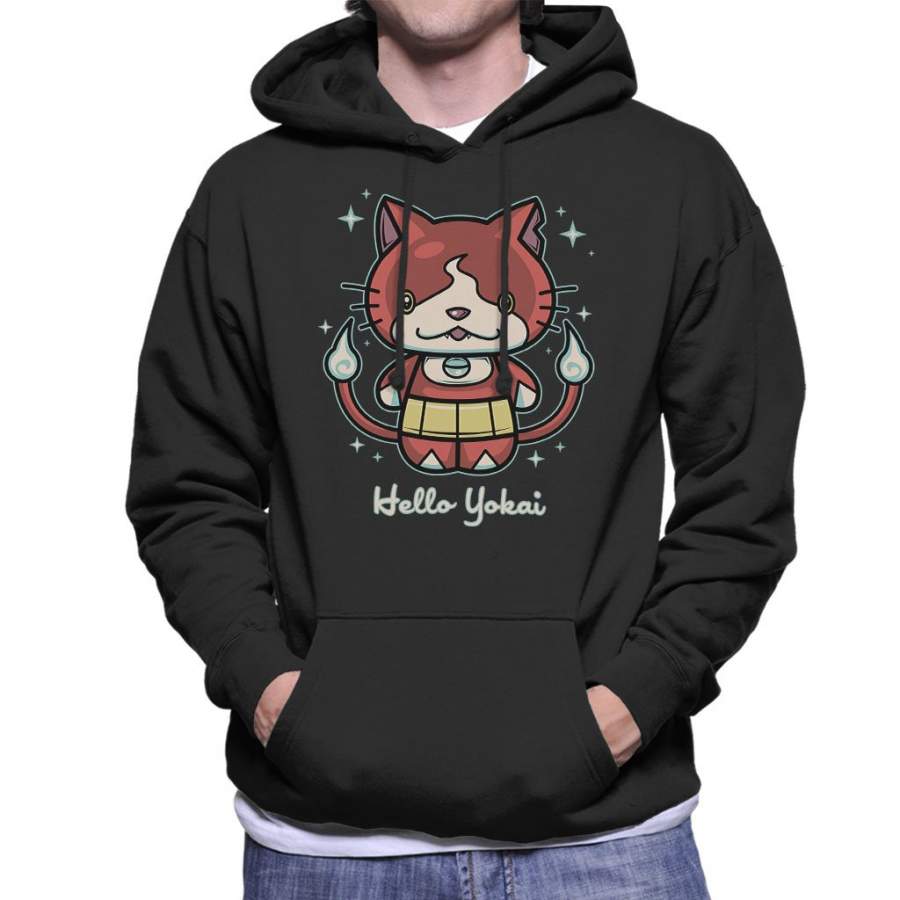 Hello Yokai Hello Kitty Yokai Watch Men’s Hooded Sweatshirt
