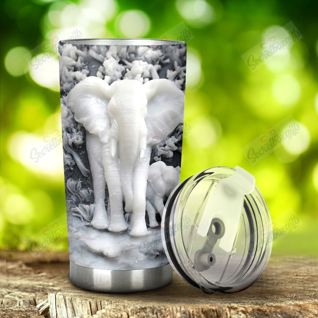 Personalized Elephant Yw2001711Cl Stainless Steel Tumbler Travel Customize Name, Text, Number, Image