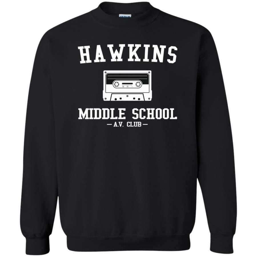 Hawkins Middle School AV Club Pullover Sweatshirt