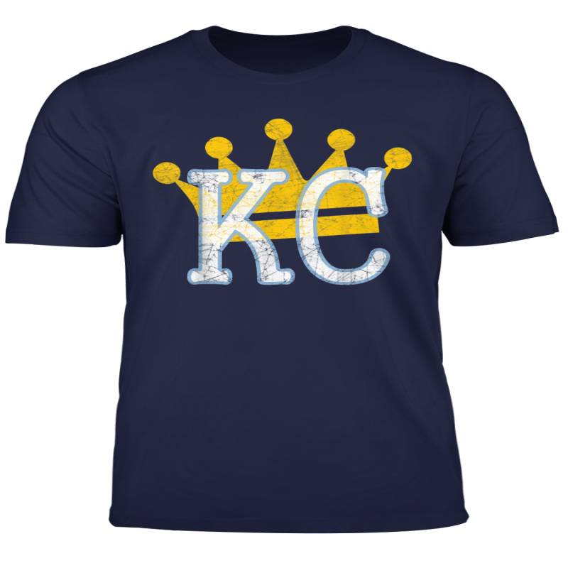 Kc Royal Blue Vintage Kansas City Crown Kc Local Pro Wear T Shirt