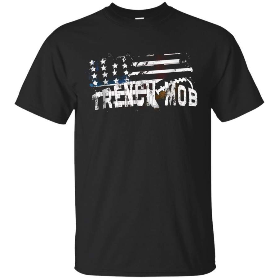 AGR Trench Mob  Football Lineman Tshirt Jaq T-shirt