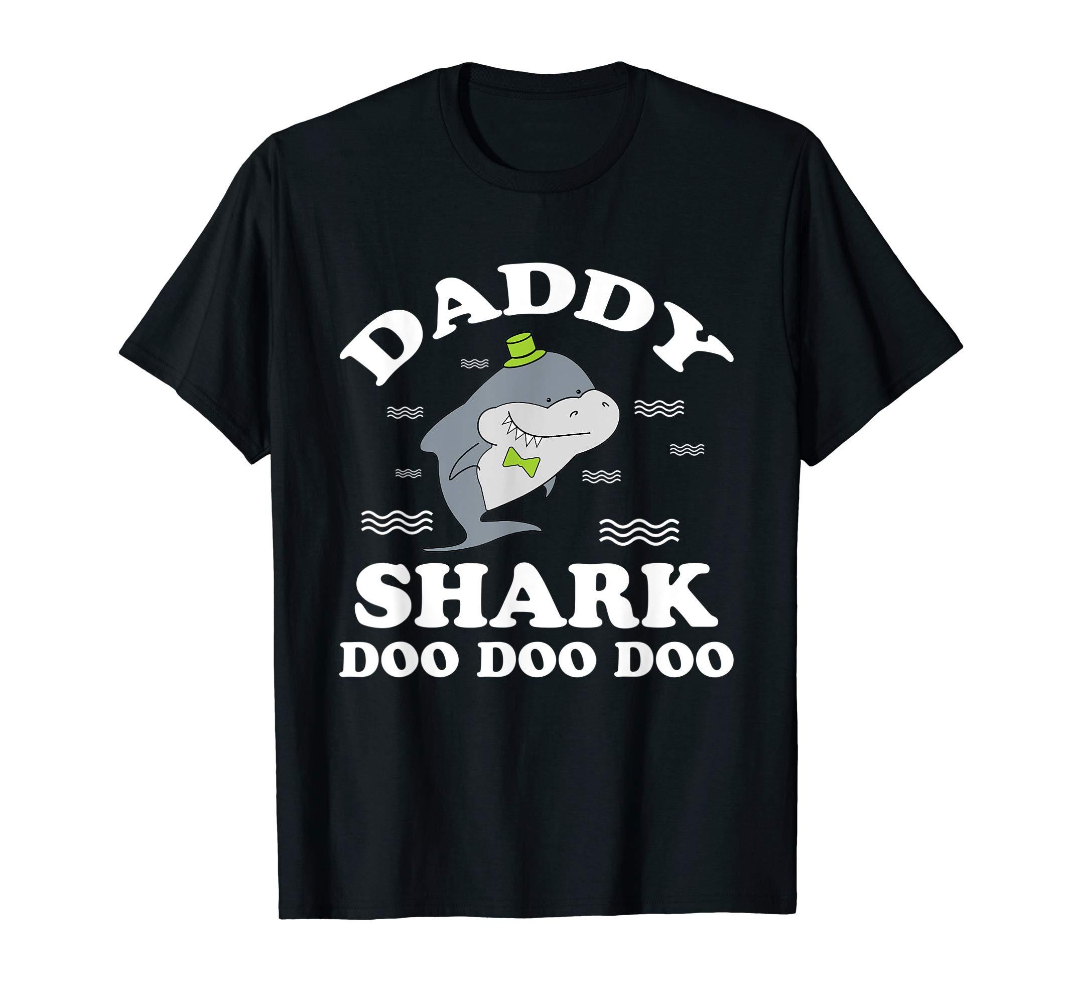 Daddy Shark Doo Doo Doo For Dad Birthday T-Shirt T-Shirt