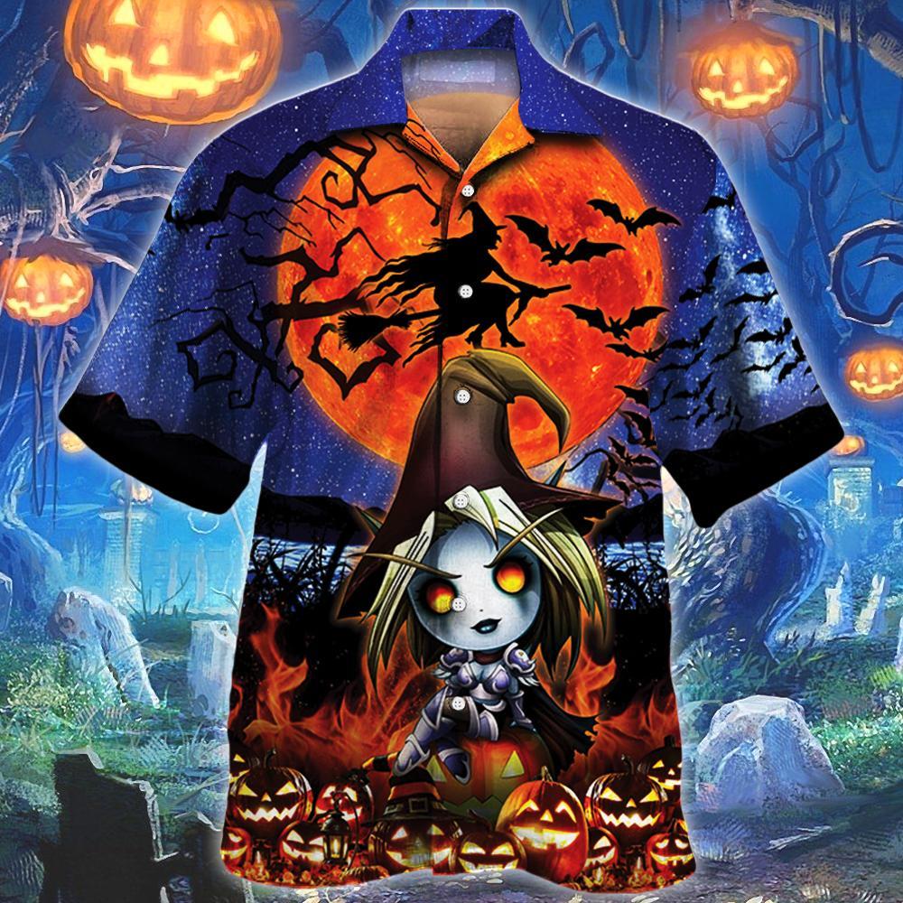 Wow Sylvanas Halloween Hawaiian Shirt | For Men & Women | Adult | Hw9043