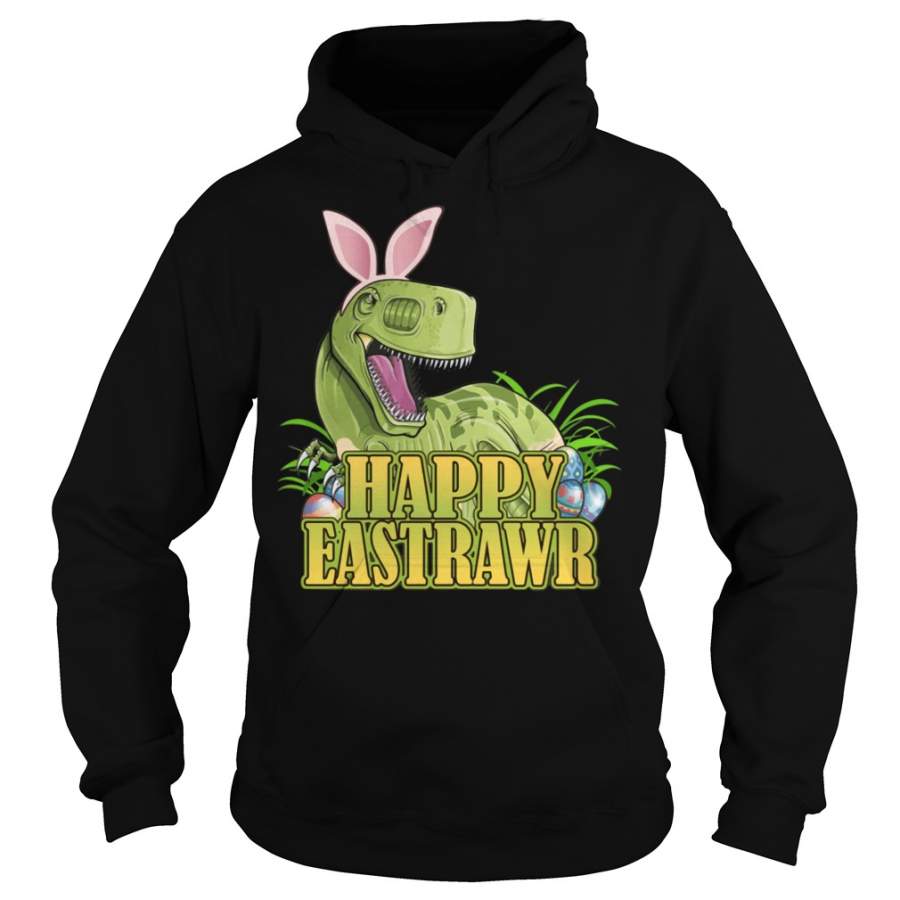 Dinosaur Bunny happy eastrawr easter Hoodie