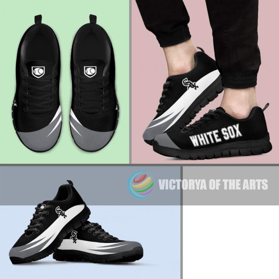 Awesome Gift Logo Chicago White Sox Sneakers