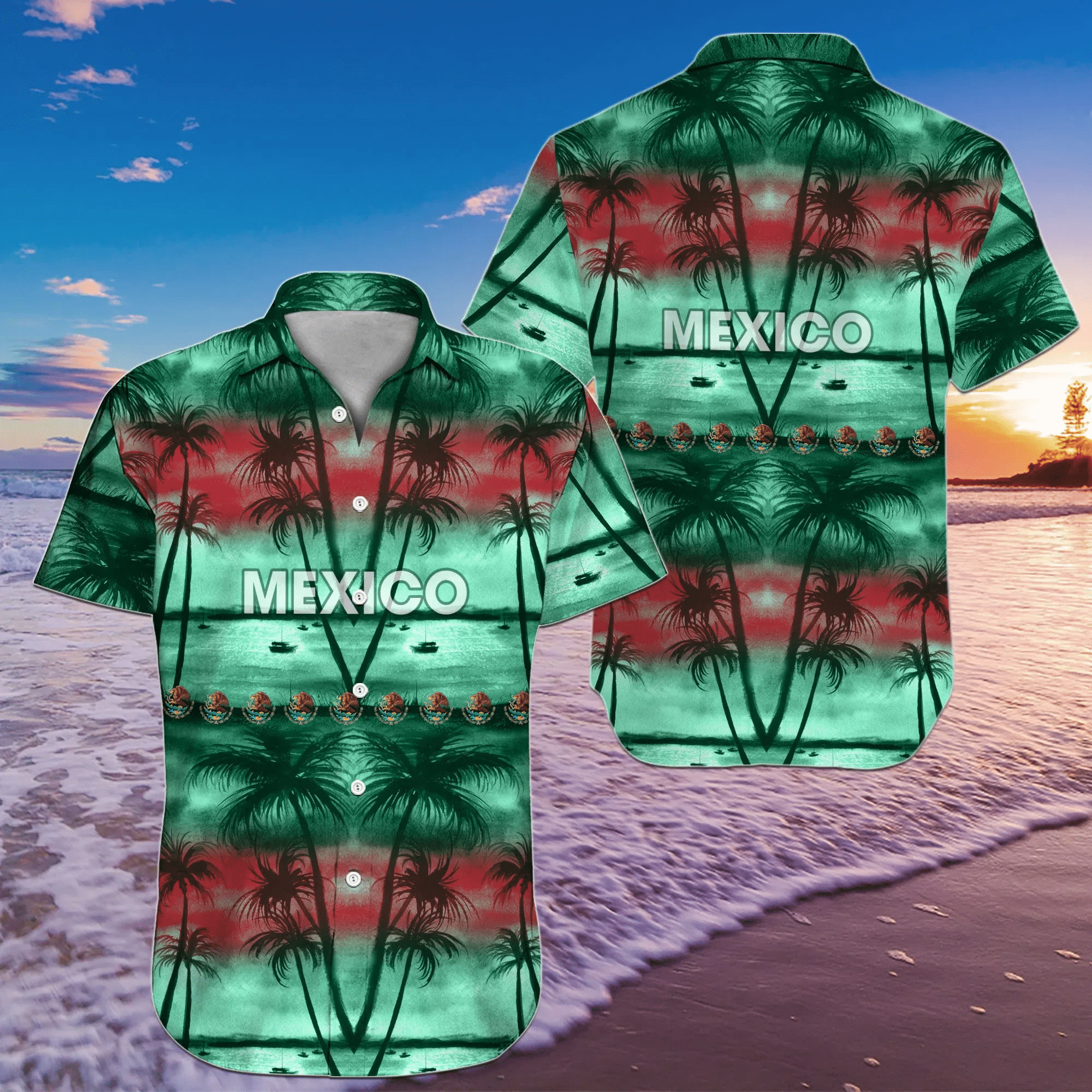 Mexico Hawaii Shirt Unisex Adult Ha322