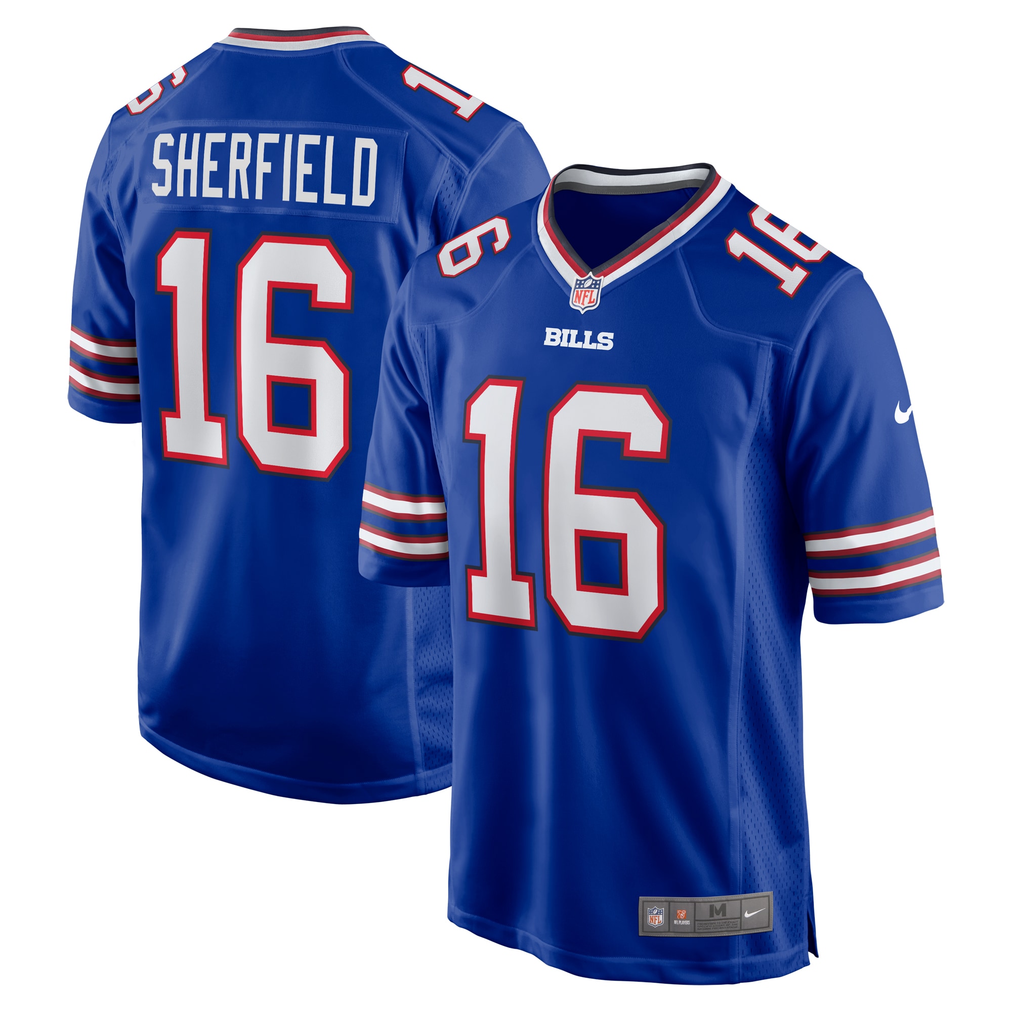 Trent Sherfield Buffalo Bills Game Player Jersey – Royal