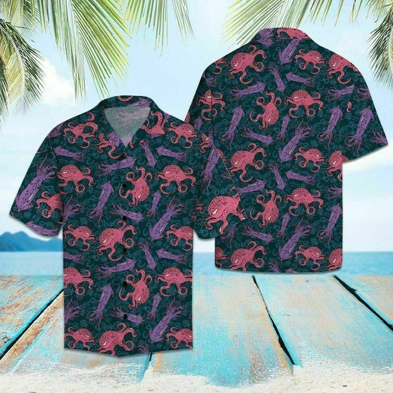 Octopus Multicolor Hawaii Shirt For Men Women Adult Ha106573