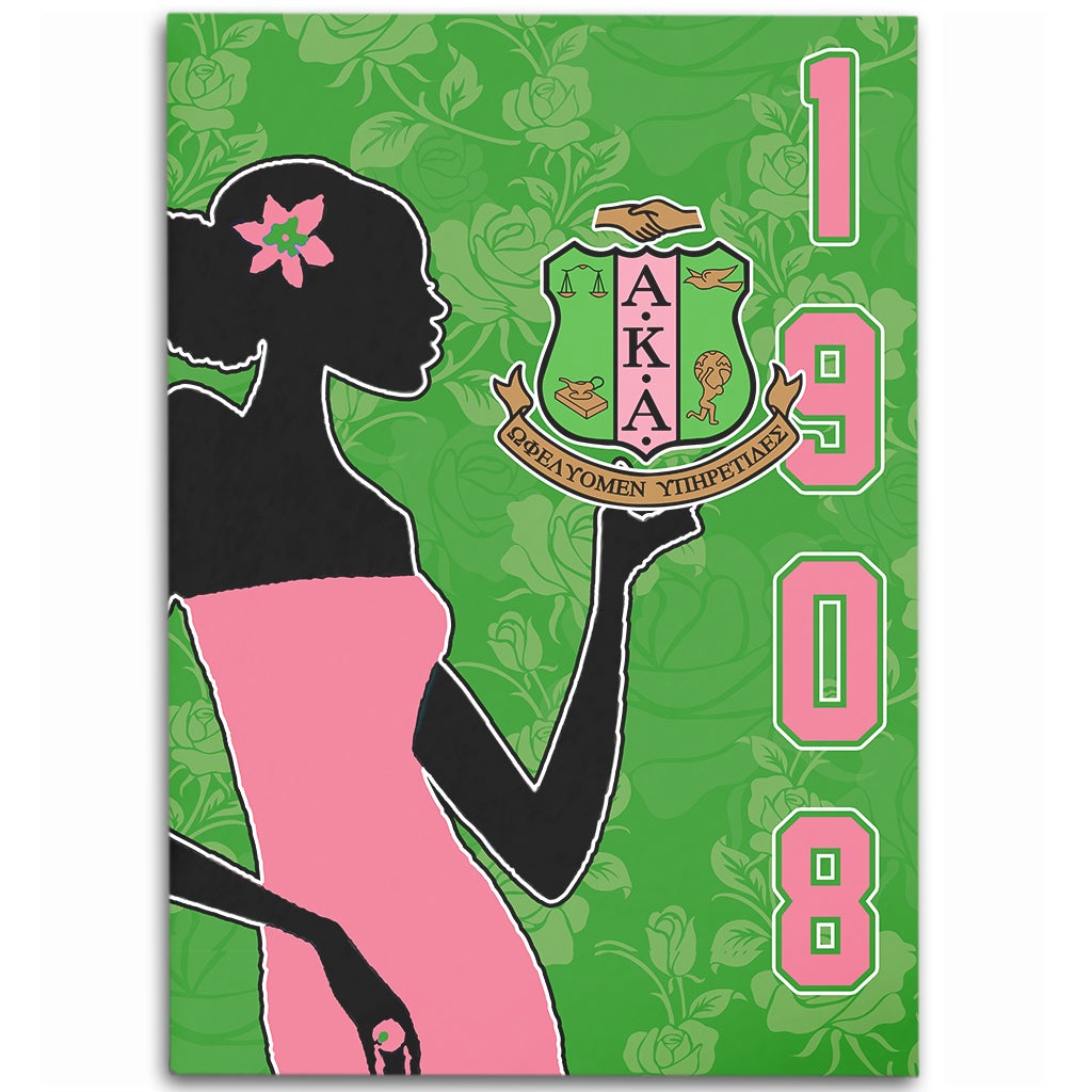 Wonderprint Area Rug Alpha Kappa Alpha Girl Rug Lt10