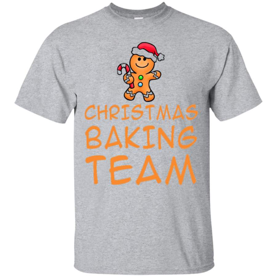 Christmas Baking Team Gingerbread Man Santa Christmas Shirt