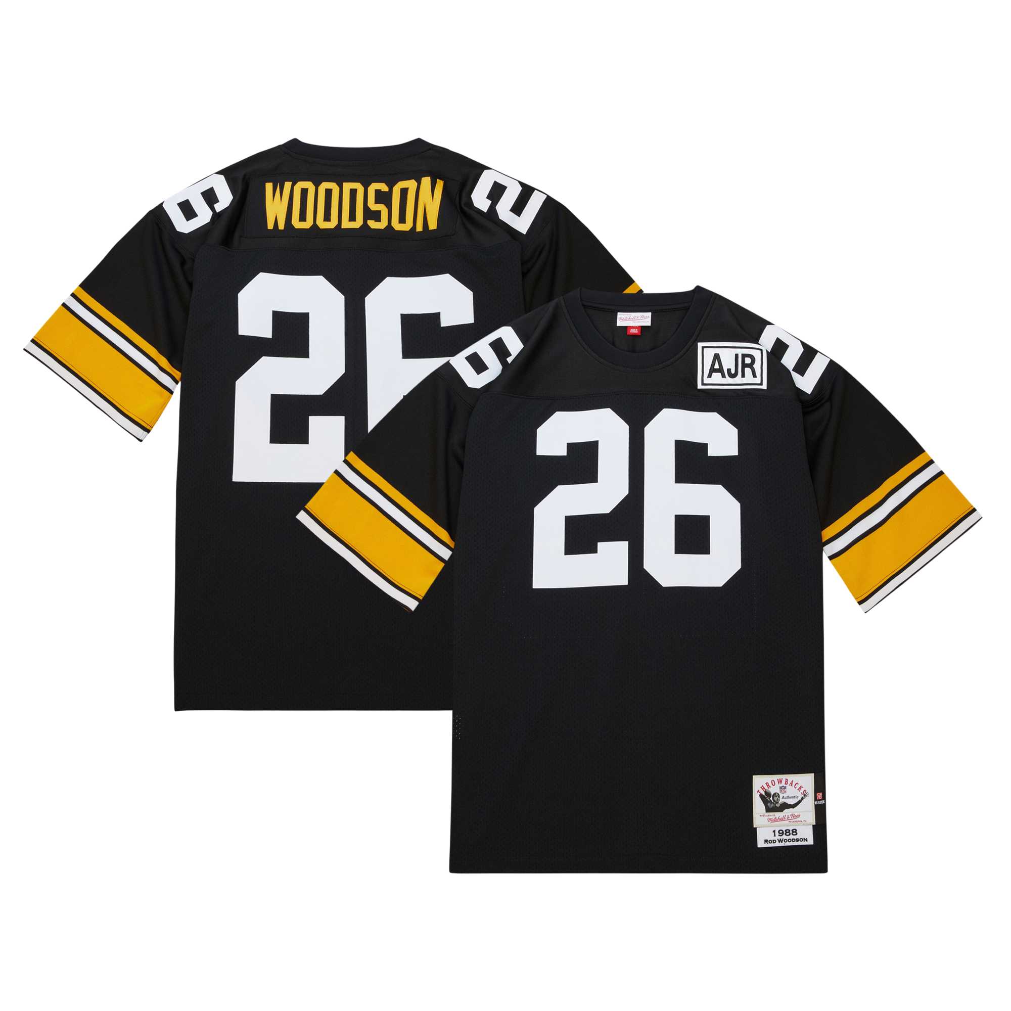 Rod Woodson Pittsburgh Steelers 1988 Mitchell & Ness Authentic Throwback Retired Player Jersey – Black