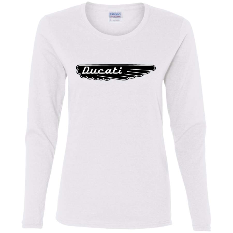 AGR Ducati Ladies’ Cotton LS T-Shirt