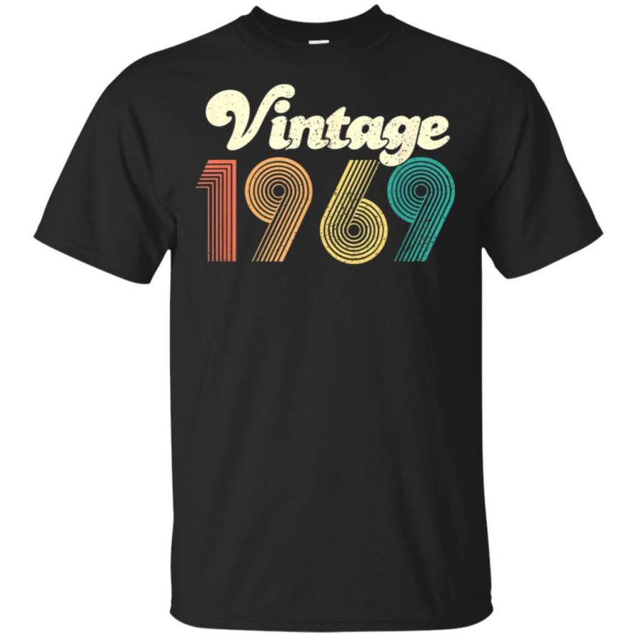 50th Birthday Gift – Vintage 1969 T-Shirt Classic Women Men