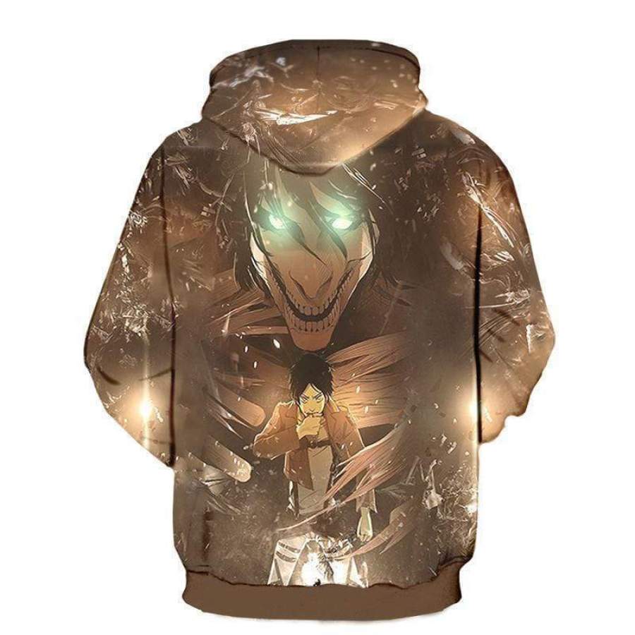Eren Yeagar Attack On Titan Shift - Attack on Titan Zip Up ...