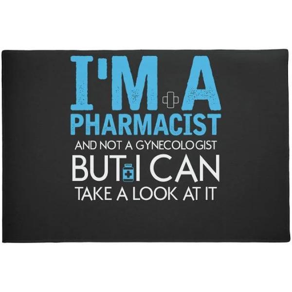 Pharmacist Joke Chemist Gynecologist Druggist Doormat Welcome Mat House Warming Gift Home Decor Funny Doormat Gift Idea