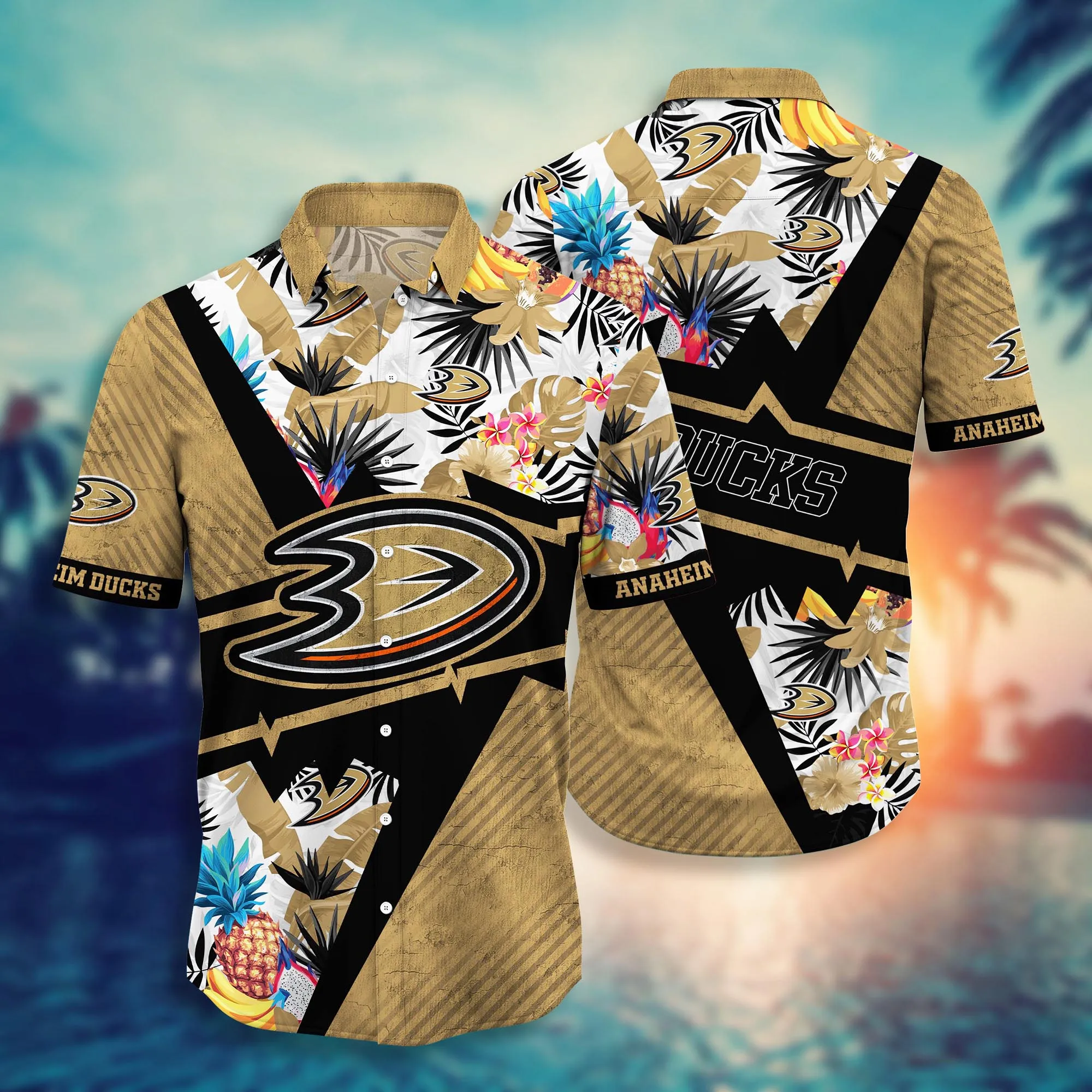 Anaheim Ducks Nhl Hawaiian Shirt Sandals Aloha Shirt