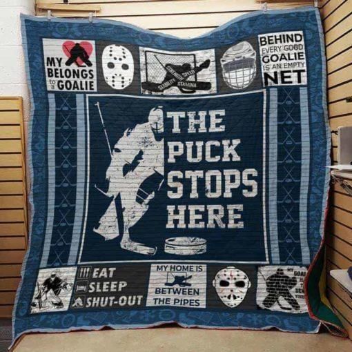 Hockey J1603 84o34 3D Quilt Blanket HGM30