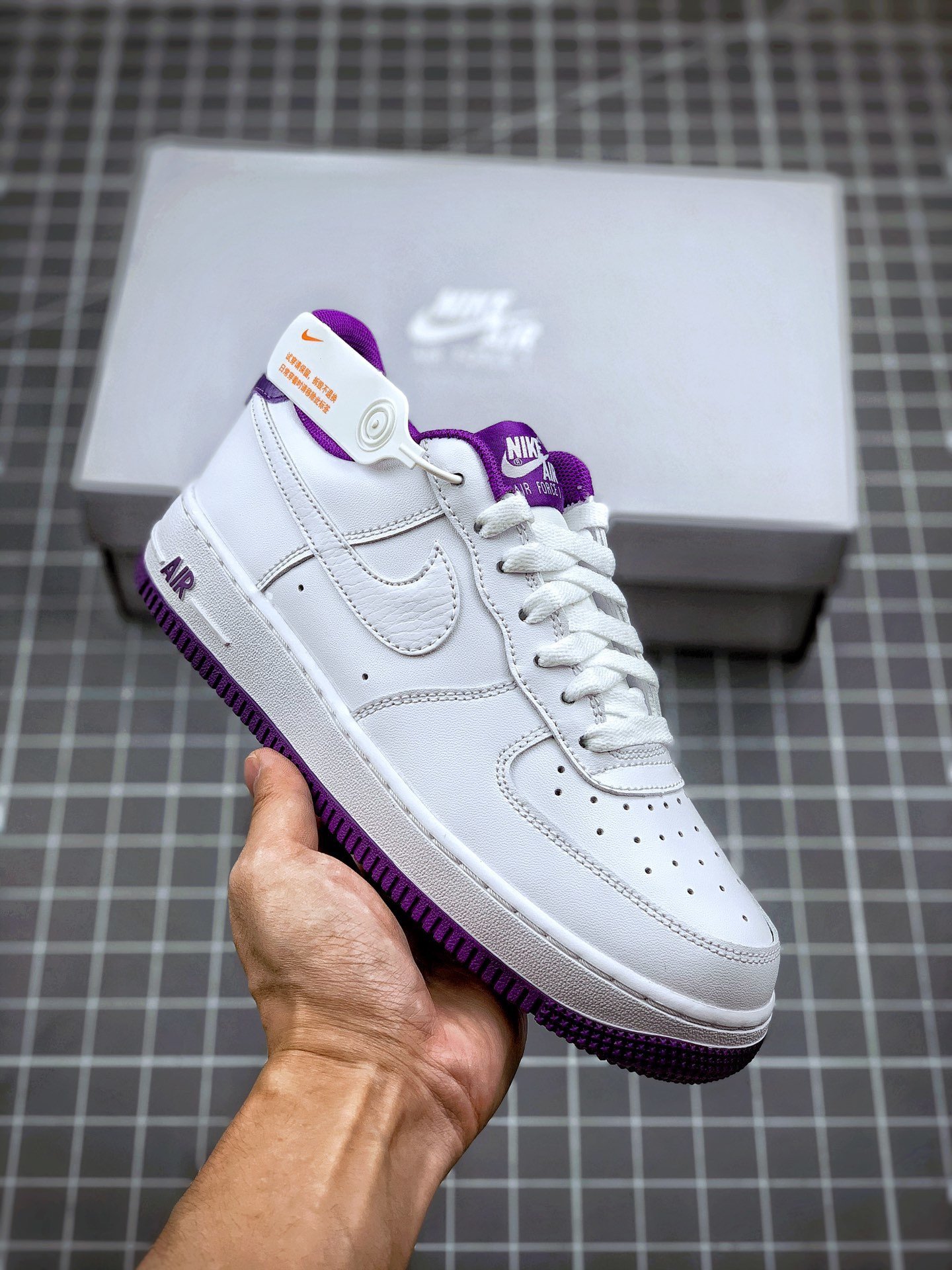 Nike Air Force 1 Low WhiteVoltage Purple CJ1380-100 5340157