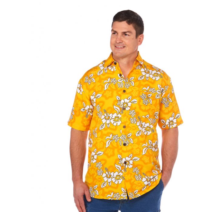 Hibiscus Yellow Amazing Design Hawaii Shirt Ha55656