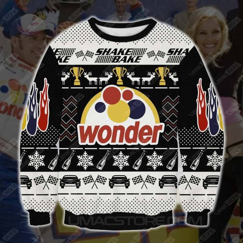 Talladega V2 3D Print Ugly Christmas Sweatshirt