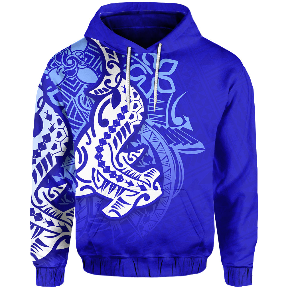 (Custom Personalised)Polynesian Hoodie Hammerhead Shark Lt6