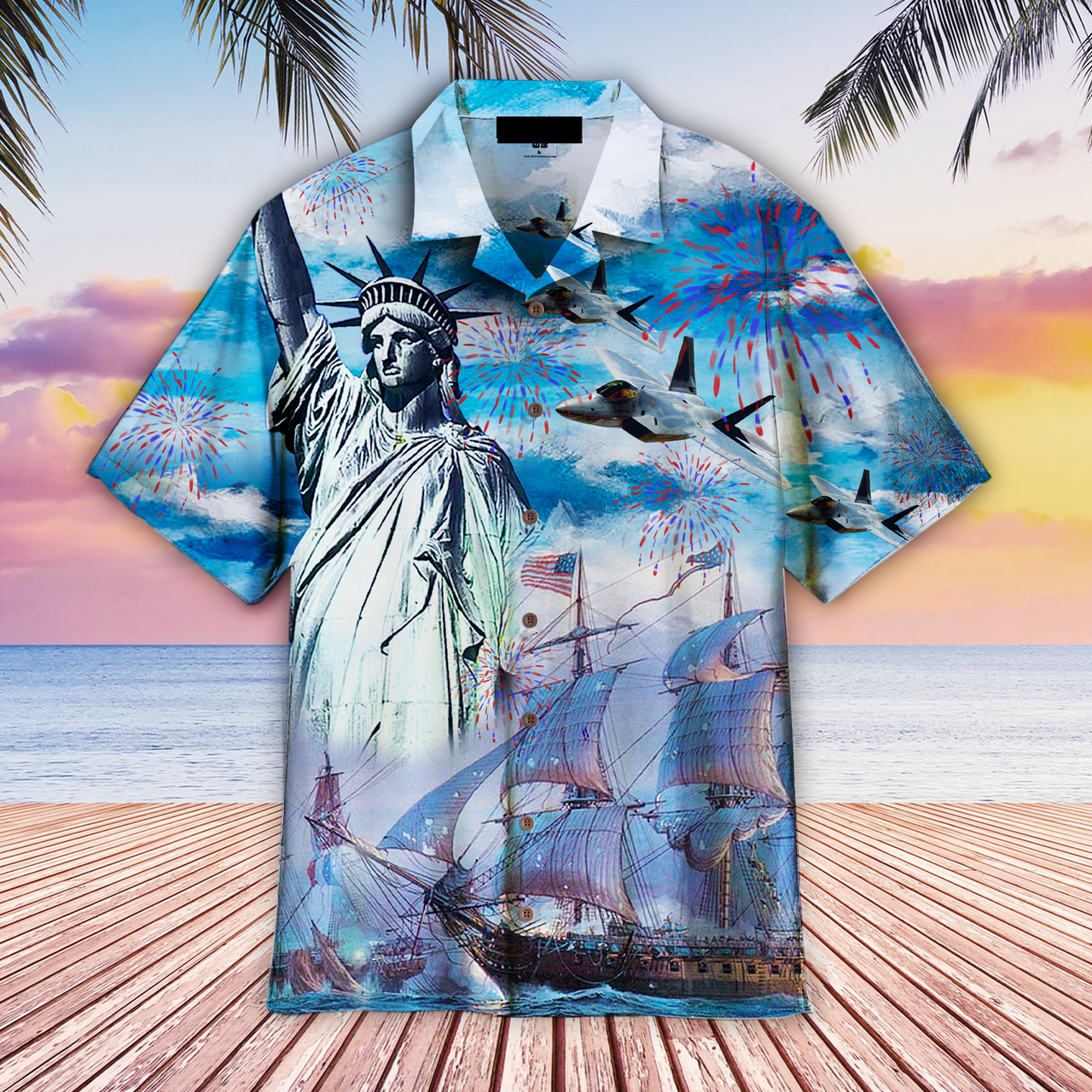 4Th July Us Independence Day Hawaiian Shirt | For Men & Women | Hw2174