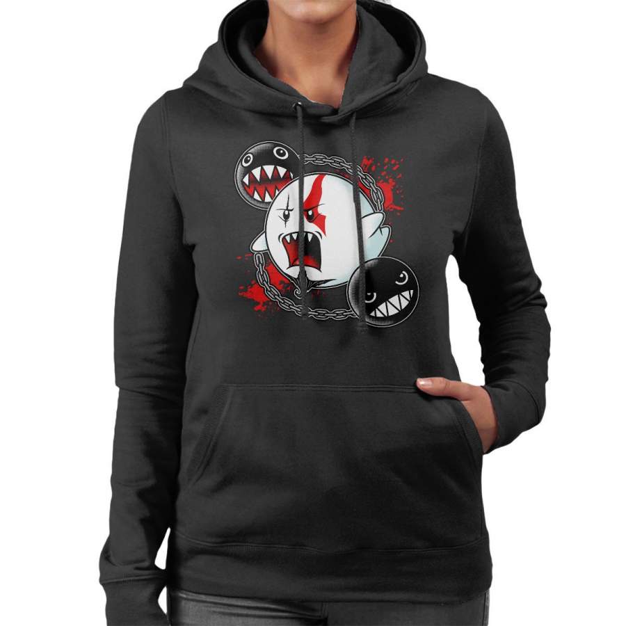 Ghost Of Sparta God Of War Mario Women’s Hooded Sweatshirt