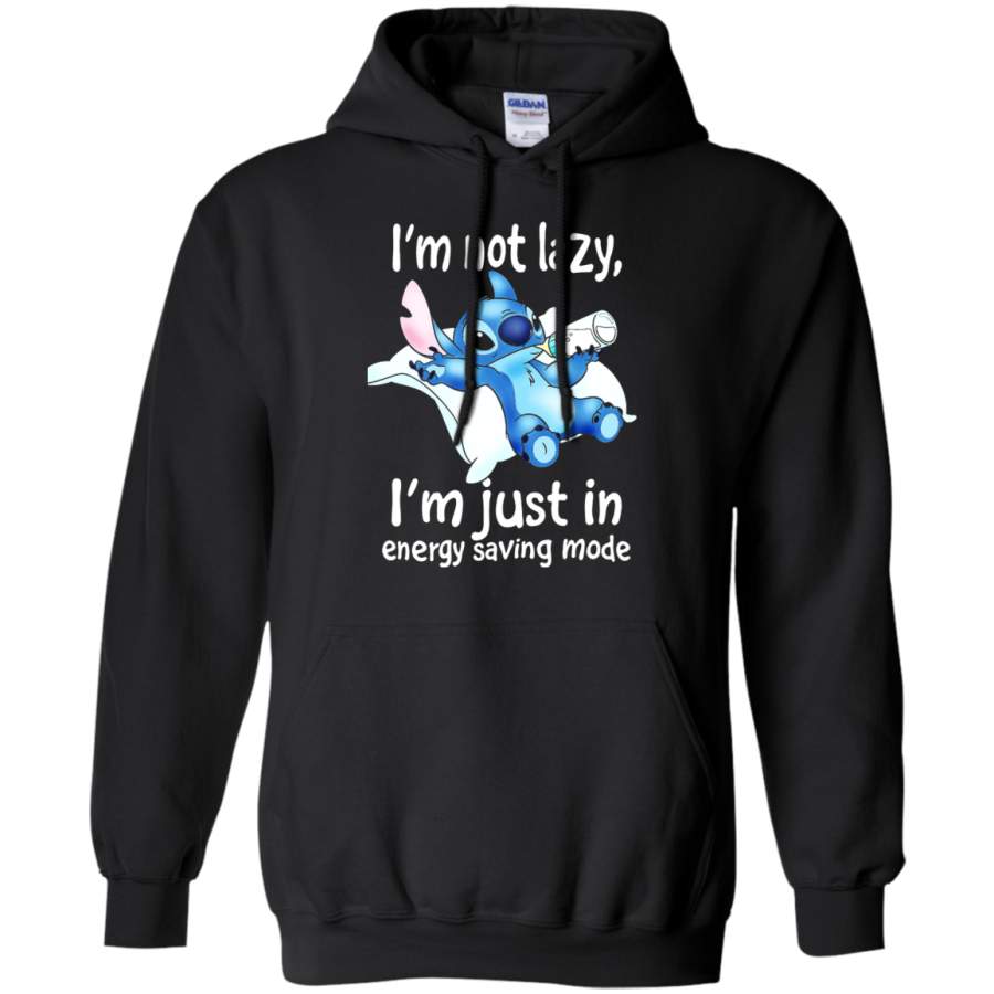 AGR I_m Not Lazy Just In Energy Saving Mode Stitch Hoodie