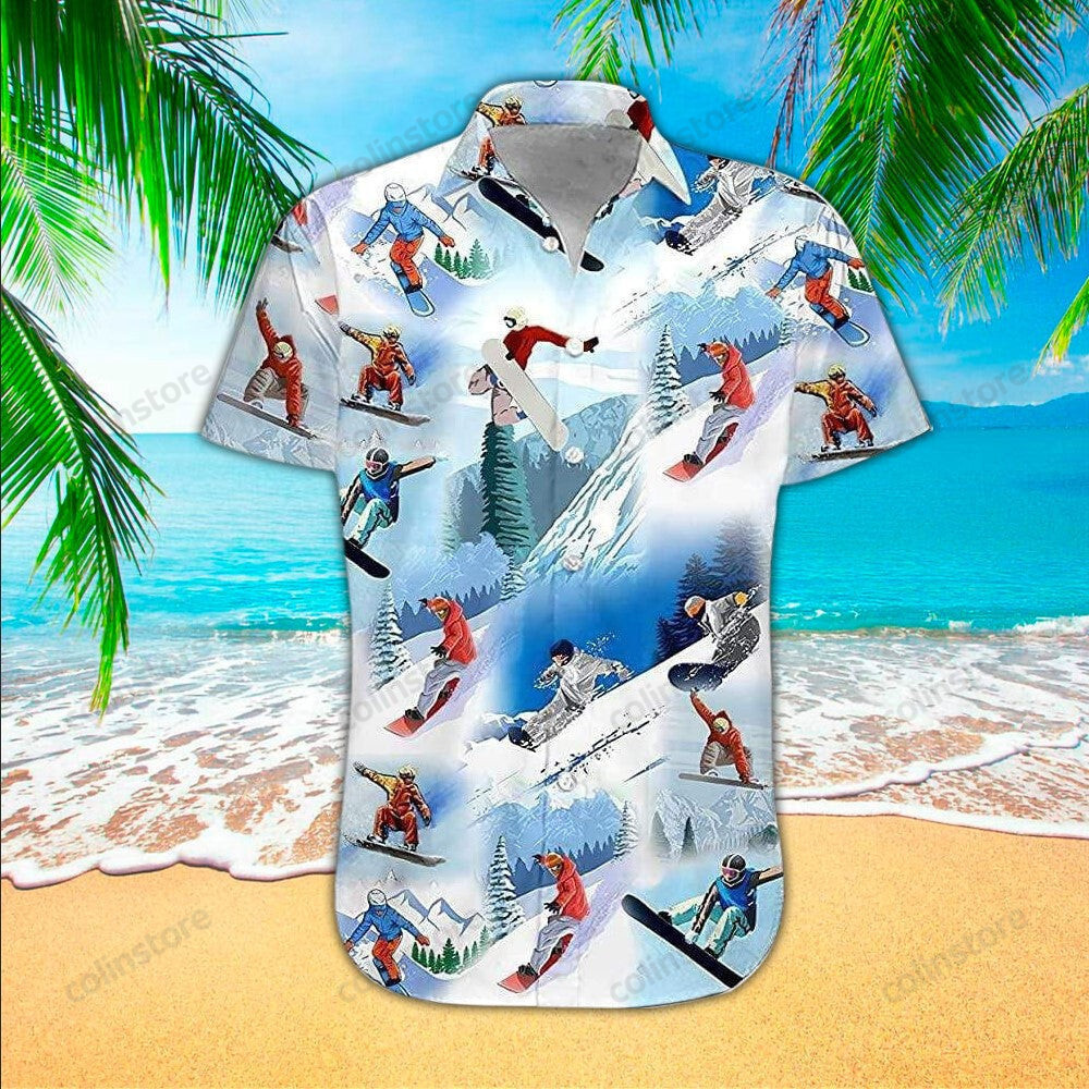 Skiing Hawaii Perfect Shirt Aloha Ha77711