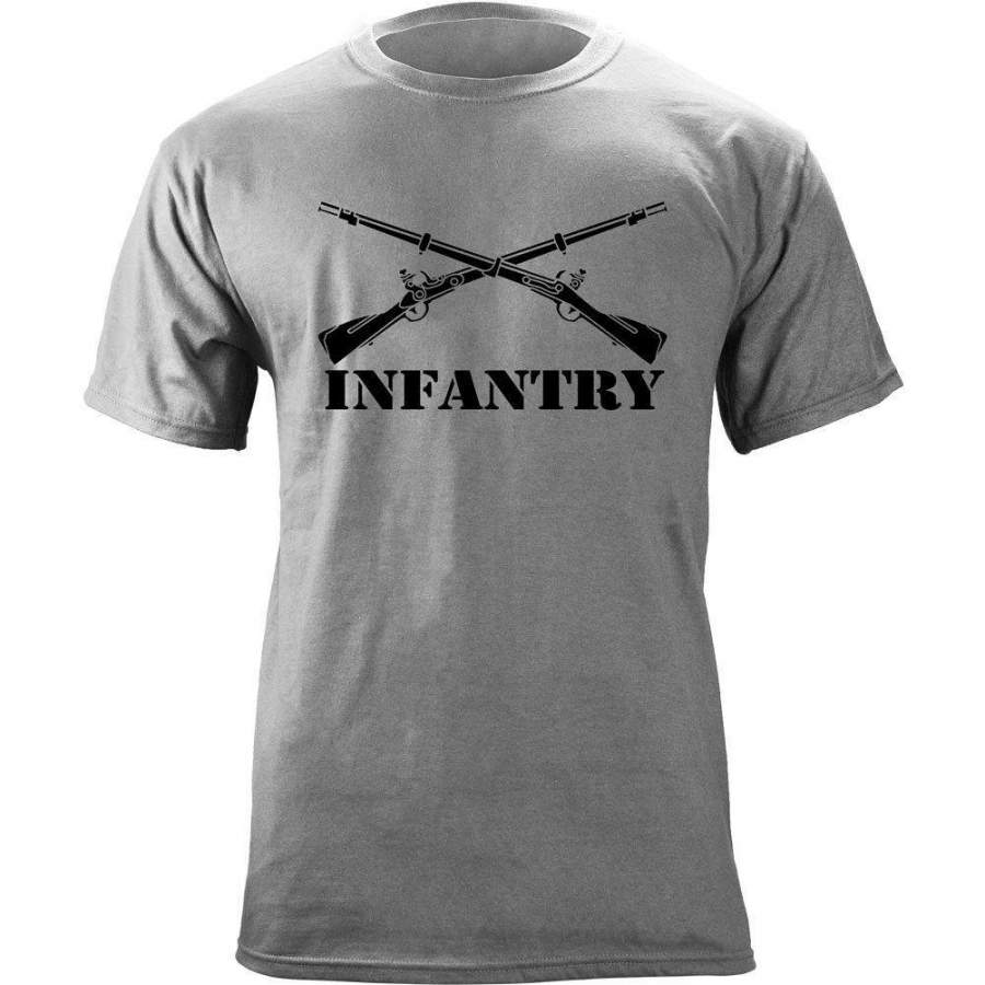 US Army Infantry Branch Crossed Rifles Men’s T-Shirt - Jasaust Store