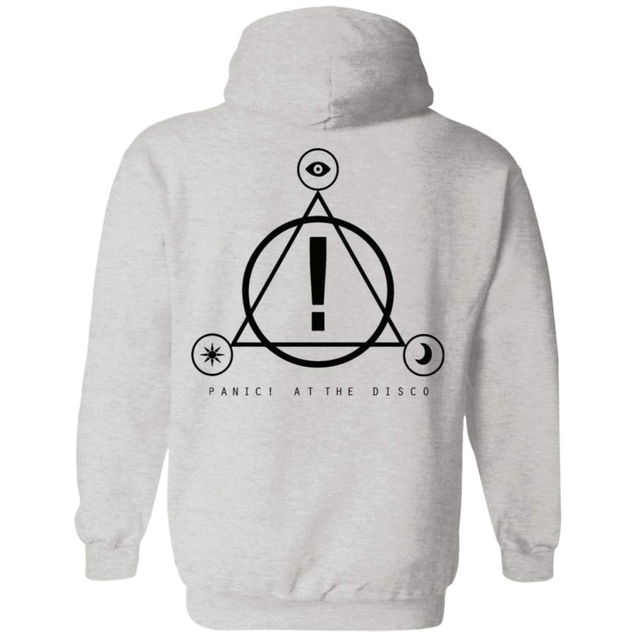 Panic at the Disco Men’s Symbol Back print Pullover Hoodie