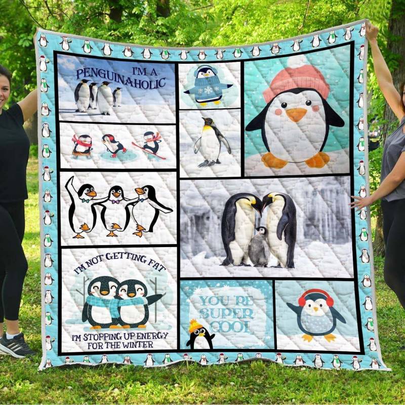 Penguin Super Cool Penguin Beautiful BCG79 Quilt