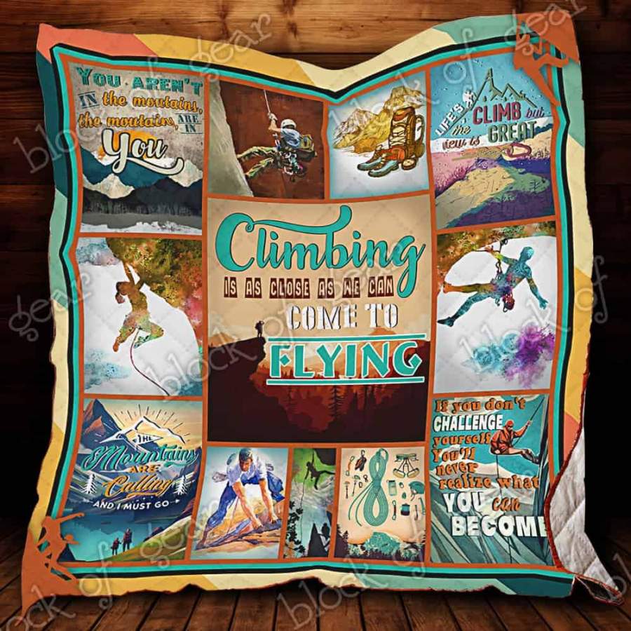 Wozoro Quilt Blanket Climbing Is As Close As We Can Come To Flying Twin Queen King Size