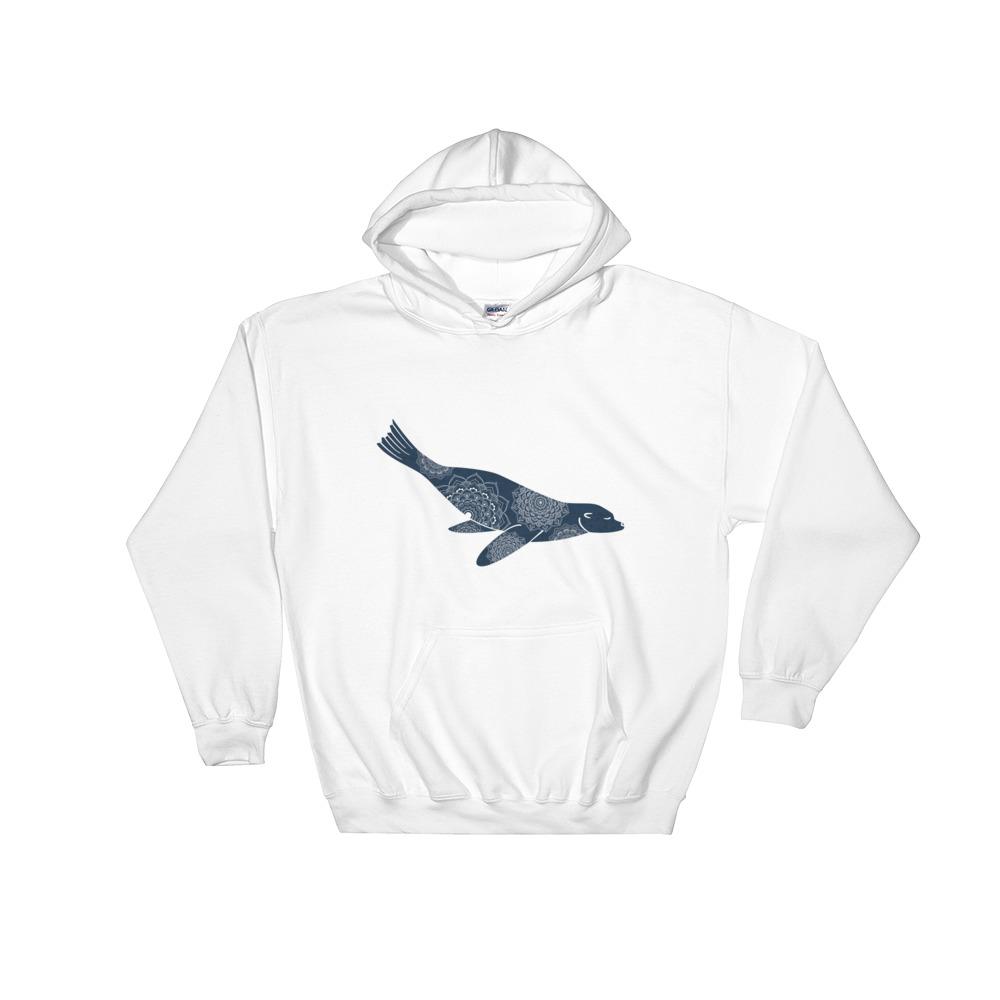 Beautiful Seal – Women’s Hooded Sweatshirt