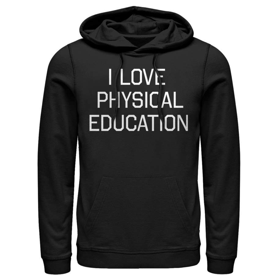 CHIN UP Women’s Physical Education  Lightweight Hoodie Black