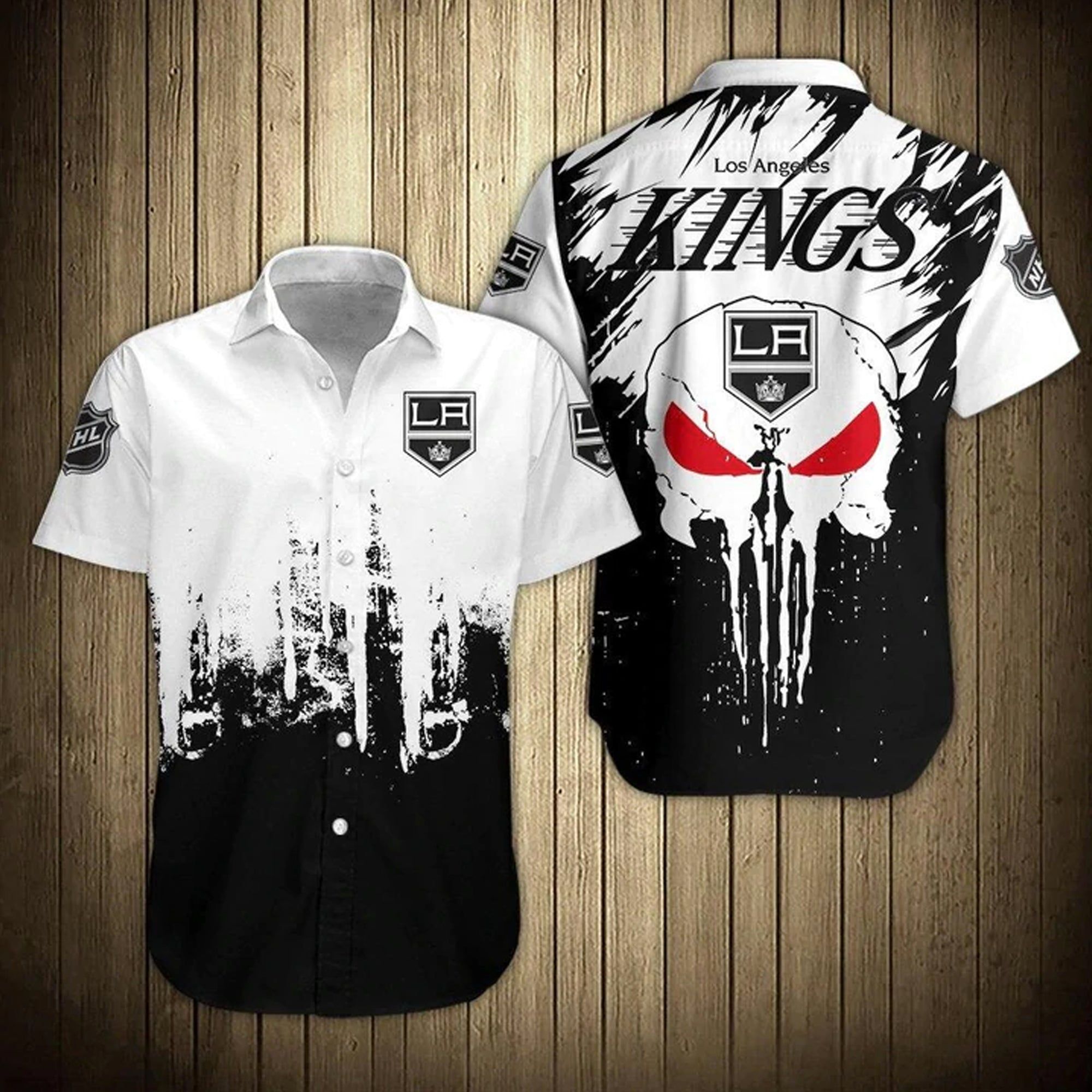 Los Angeles Kings Hawaii Shirt Skull – Nhl