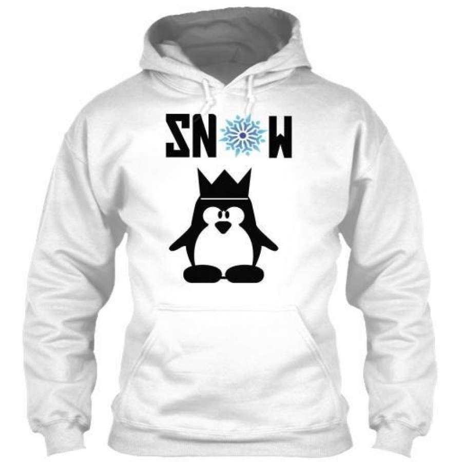 Snow Penguin Gildan Hoodie Sweatshirt