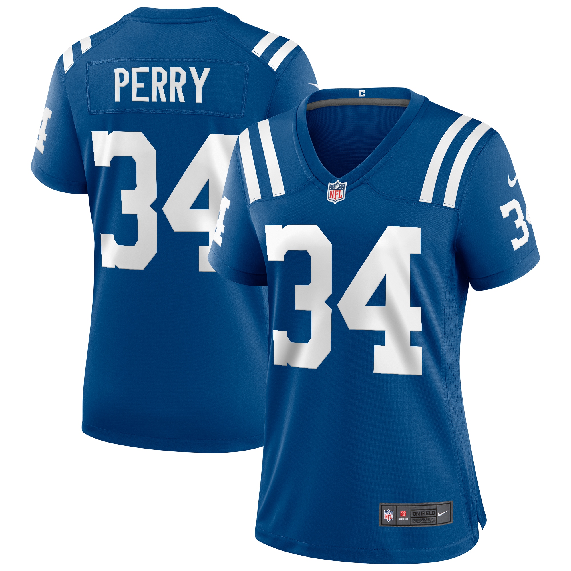 Women’s Indianapolis Colts Joe Perry Royal Game Retired Player Jersey