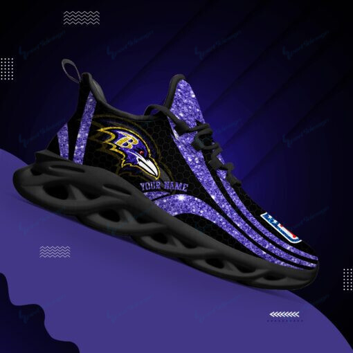 Baltimore Ravens Personalized Yezy Running Sneakers Bg873