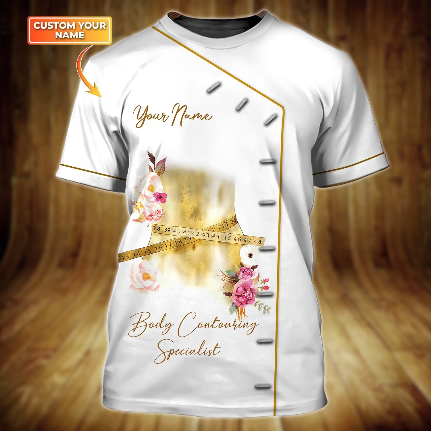 Customized Body Contouring Specialist Shirt, Body Contouring Specialist 3D T Shirts