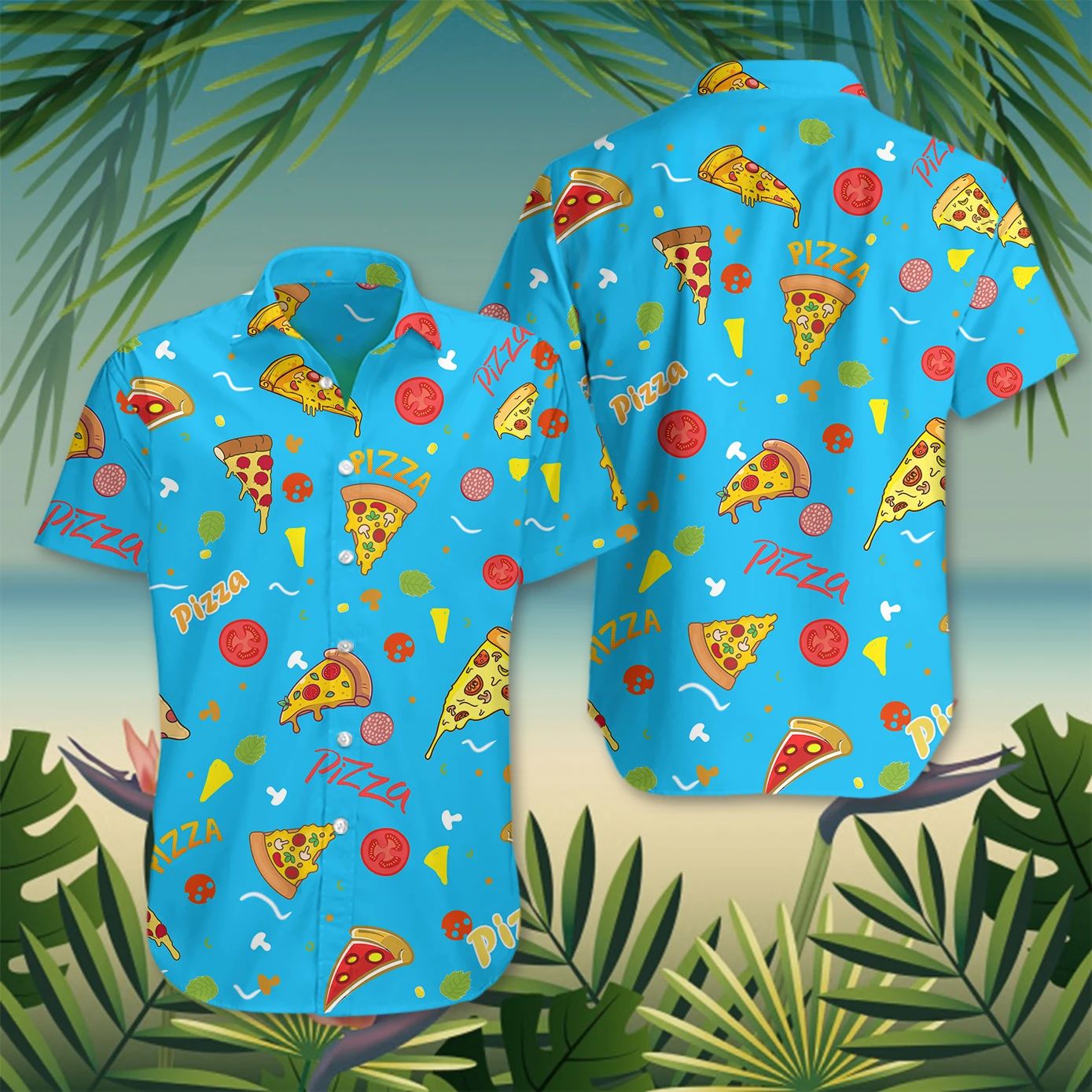 Pizza Hawaiian Shirt Cute Summer Family Beach Vacation Ideas Lover Gift Ha92762