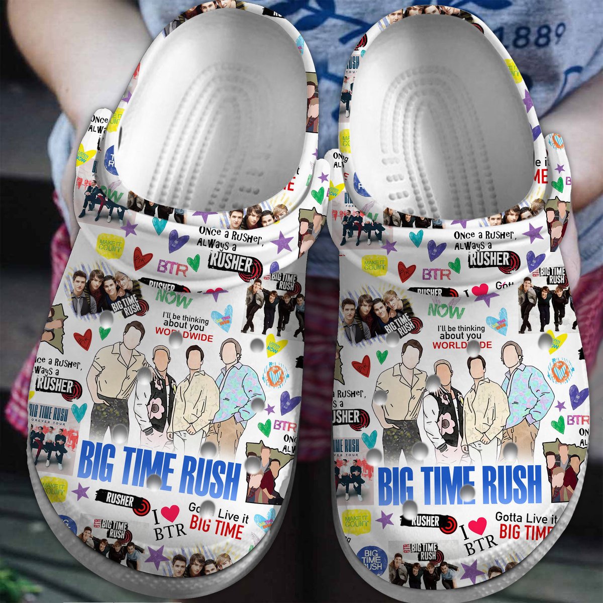 Big Time Rush Music Crocss Clogs For Men Women And Kid Ma7Rszsl