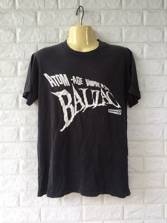 Vtg Balzac Atom Age Vampire 308 Evilegend 13 Japanese Hardcore Punk Band Shirt