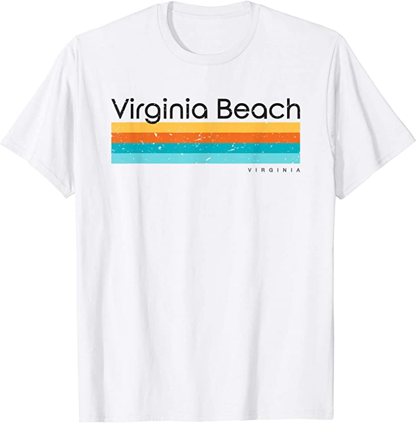 Vintage Virginia Beach Virginia VA Retro Design T-Shirt