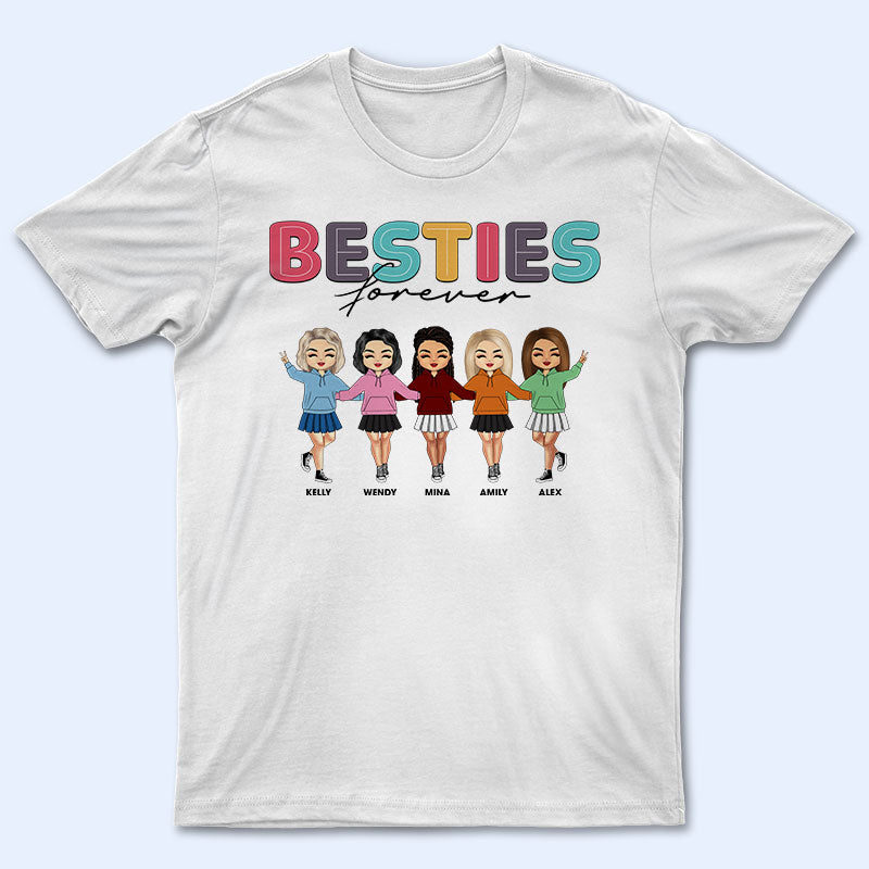 Friendship Bestie Forever – Gift For Bestie – Personalized Custom T Shirt