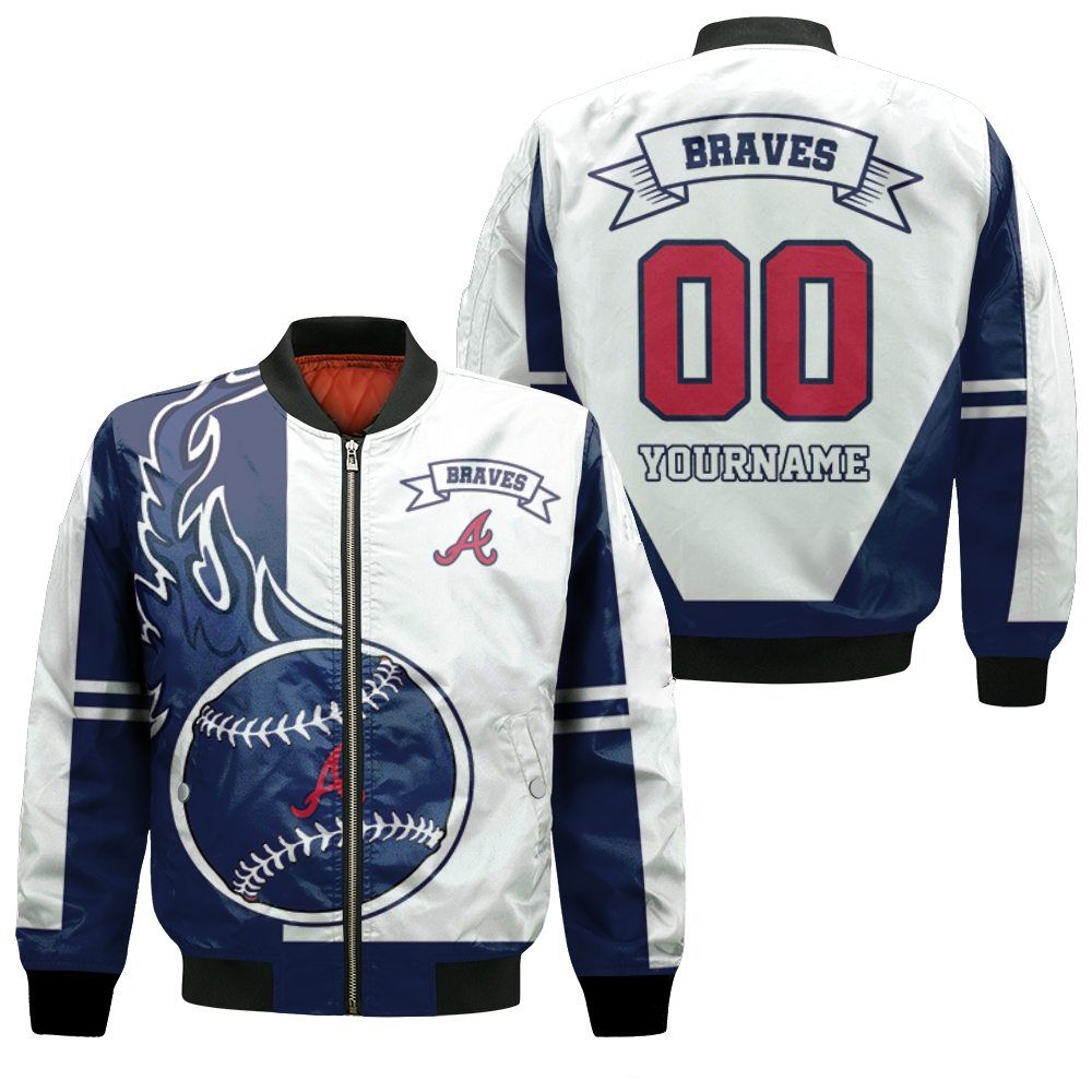 Atlanta Braves 3D Personalized Bomber Jacket All-Over Print