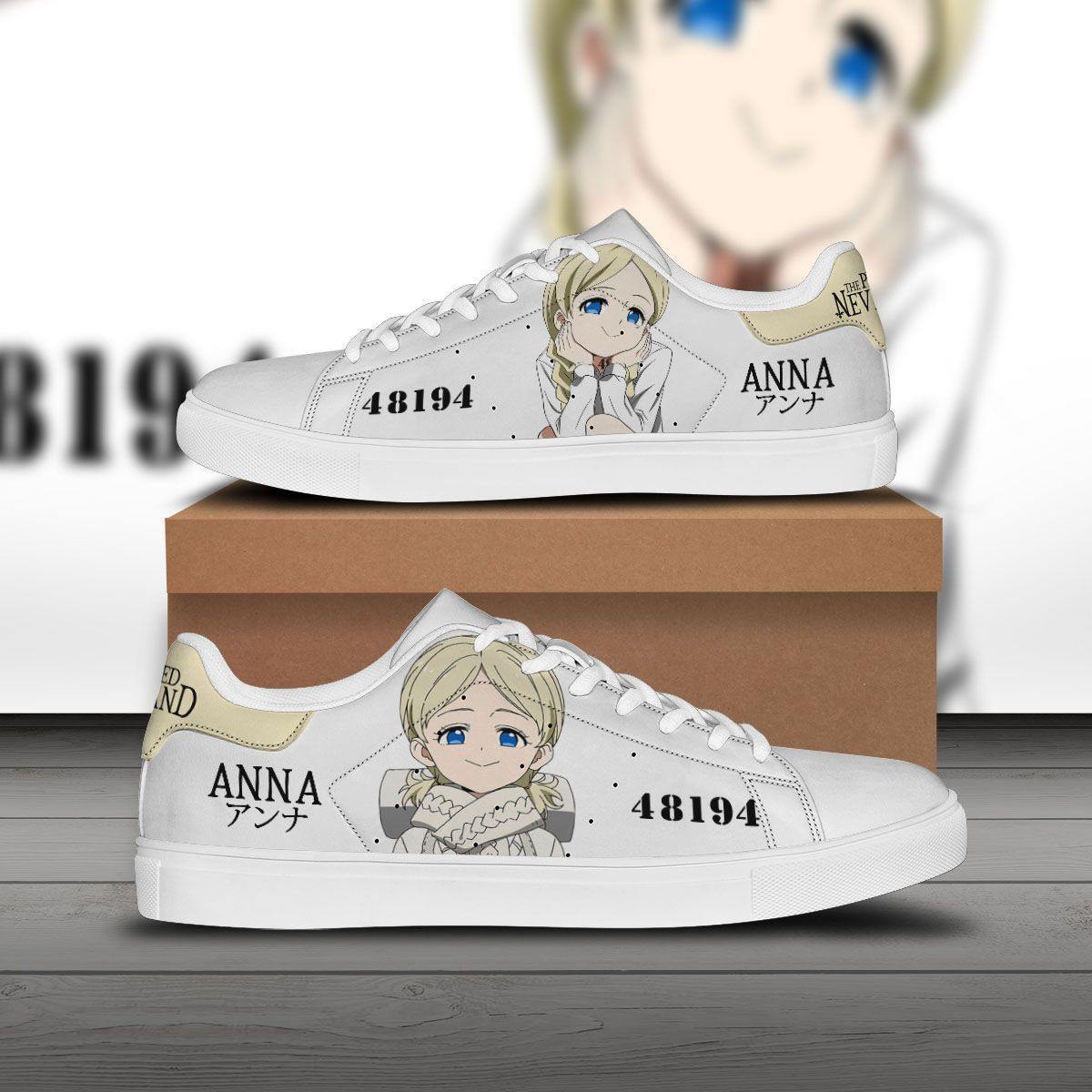 Anna Skate Sneakers The Promised Neverland Custom Anime Shoes