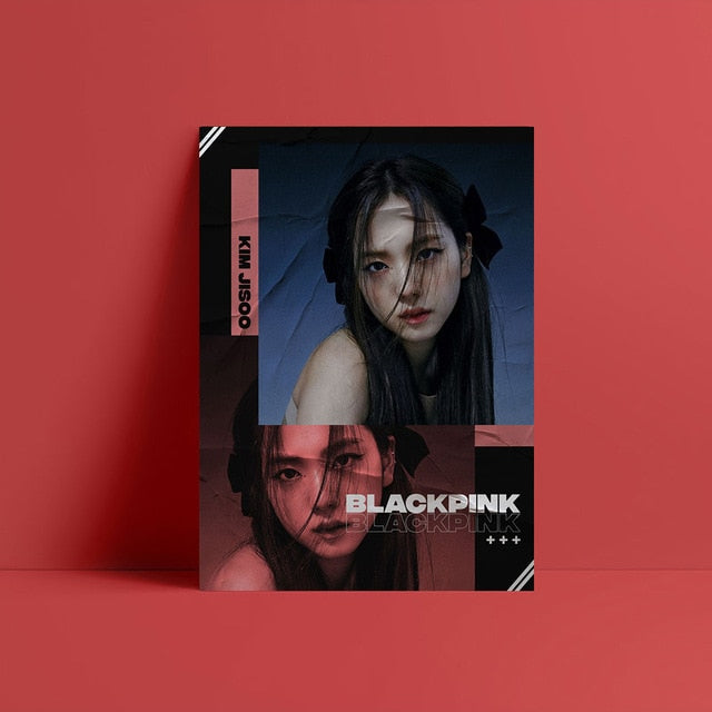 Beautiful Idol Girl Group Posters Canvas Painting Kpop Black Poster Pink Wall Decor Wall Art Picture Room Decor Home Decor